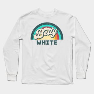 White Vintage Long Sleeve T-Shirt